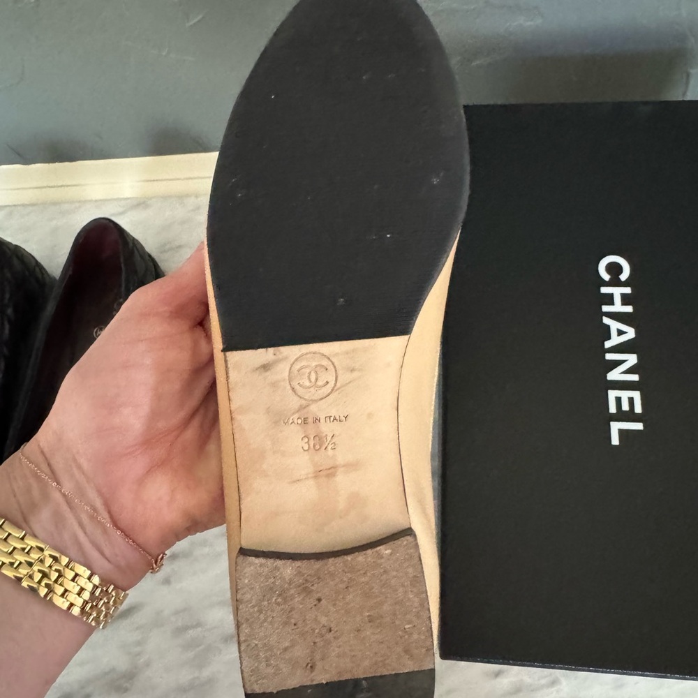 Chanel ballet flats Lambskin
Beige & Black 38.5 - Picture 10 of 15